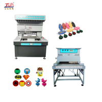 Machine de moulage par goutte-à-goutte PVC entièrement automatique à grande vitesse, machine de distribution de silicone liquide, machine de goutte-à-goutte pour étiquettes en plastisol souple PVC