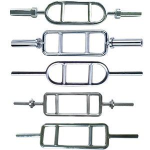 OEM Deportes Chrome Entrenamiento Fitness personalizado Inteligente Fijo Levantamiento de pesas Gimnasio Squat Bar - Product Image 4