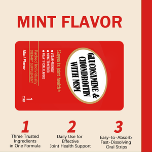 Tiras Orales para la Salud Articular OEM con Glucosamina y Condroitina de Alta Potencia, Cuidado Articular Integral y Absorción Mejorada - Product Image 2