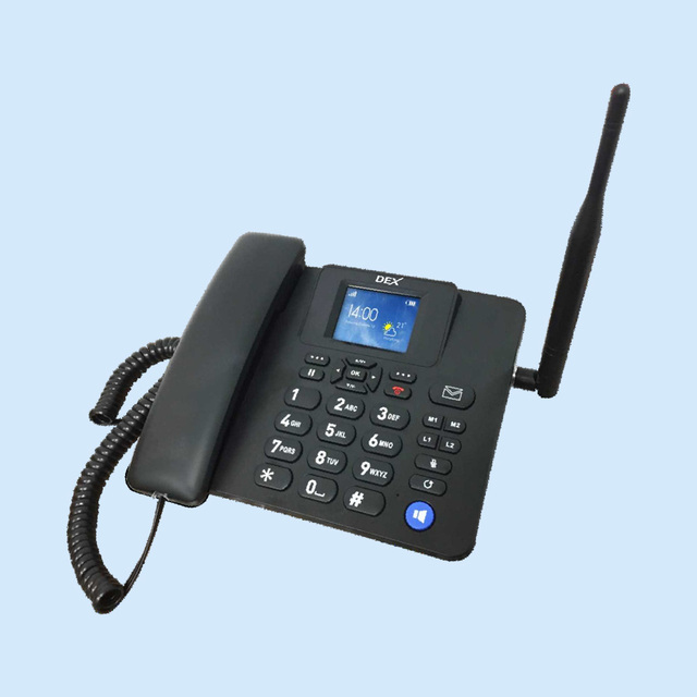 2.4\" Fixed Wireless Phone with Built-in Antenna Bluet00th 4G VoLTE Conference Call & WiFi Call Transfer Cordless Telephones