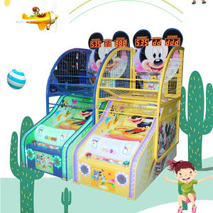 Jeu d'arcade <span class=keywords><strong>de</strong></span> <span class=keywords><strong>basket</strong></span>-ball avec jetons pour enfants, divertissement et récompenses - Product Image 4