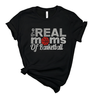 Design de maman de basket-ball avec strass, transferts thermiques personnalisés pour t-shirts
