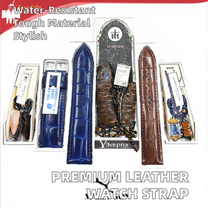 Correa de Reloj de Cuero Genuino de Grano Completo para Hombre y Mujer, Resistente al Agua, con Hebilla, Azul, 18mm, Alta Calidad - Product Image 2