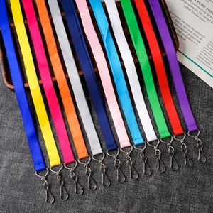 Custom Colorful Eco-Friendly <b>Polyester</b> <b>Lanyard</b> with Lobster Clasp for ID Badge Key Chain Neck Strap Silk Screen Printed Logo - Product Image 3