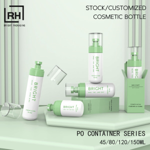Bouteille en plastique transparente PET de 100/120/150 ml pour produits cosmétiques, avec pulvérisateur, distributeur de lotion, flacon d'essence avec pompe - Product Image 6