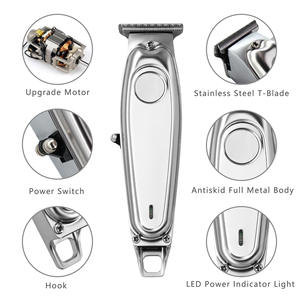 पेशेवर बालों की दाढ़ी ट्रिमर, 4 कॉम्ब्स के साथ कॉर्नलेस किट और पुरुषों की ग्रोमिंग किट के लिए प्रकाश का नेतृत्व किया - Product Image 5