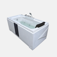 Baignoire moderne avec sortie cascade pour baignoire confortable baignoire autoportante meubles de salle de bain