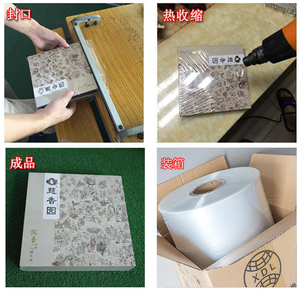 Cấp thực phẩm <span class=keywords><strong>Polyolefin</strong></span> pof thu nhỏ phim mềm PVC độ ẩm bằng chứng cho hàng tạp hóa siêu thị & khuyến mãi sử dụng - Product Image 4