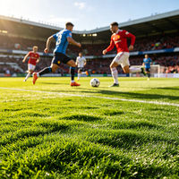 Gazon artificiel pour le football, tapis de gazon artificiel pour terrain de sport, gazon artificiel pour le football