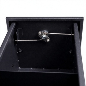Boîte de rangement en acier sous le siège avec serrure à clé, organisateur de véhicule caché et sécurisé pour l'intérieur de la voiture - Product Image 1