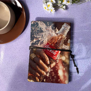 Bloc <span class=keywords><strong>de</strong></span> notas A6, regalo adecuado para clientes durante <span class=keywords><strong>la</strong></span> ceremonia <span class=keywords><strong>de</strong></span> firma <span class=keywords><strong>de</strong></span> contrato, botella <span class=keywords><strong>de</strong></span> <span class=keywords><strong>Coca</strong></span> - Cola a mano, patrón <span class=keywords><strong>de</strong></span> salpicaduras <span class=keywords><strong>de</strong></span> agua en Th - Product Image 3