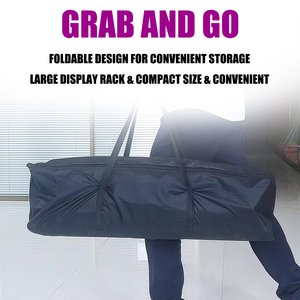 ขาตั้งผ้าแบบพับได้ดีไซน์แบบพกพาสำหรับงานโฆษณา10FT สั่งทำขนาดได้ - Product Image 6