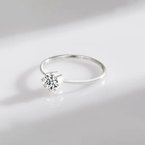 صيني فضة إسترليني راقية فاخرة لامعة كلاسيكية شفافة 4 مكعب زركونيا للنساء مجوهرات - Product Image 5