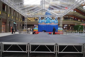 Nhanh chóng lắp ráp thông minh Modular di động có thể gập lại dễ dàng cài đặt sân khấu sự kiện cho đám cưới triển lãm bên giàn hiển thị - Product Image 6