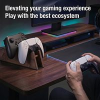 Support double pour manettes en bois massif pour Xbox Series X/S, Xbox One, PS5, Switch Pro – Cadeau pour Gamer Homme – Fabriqué en Chine