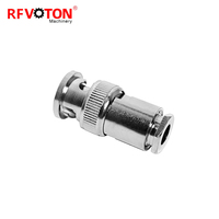 Connecteurs coaxiaux RF mâles à sertir et à souder Q9 BNC pour câbles coaxiaux RF RG58, RFR195, RG142, RG223, RG400