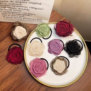 New Chinese Style Vintage Elastic Fabric Headband with Geometric Design Non-Slip Women's Hair <b>Accessories</b> for <b>Wedding</b> Party - Product Image 2
