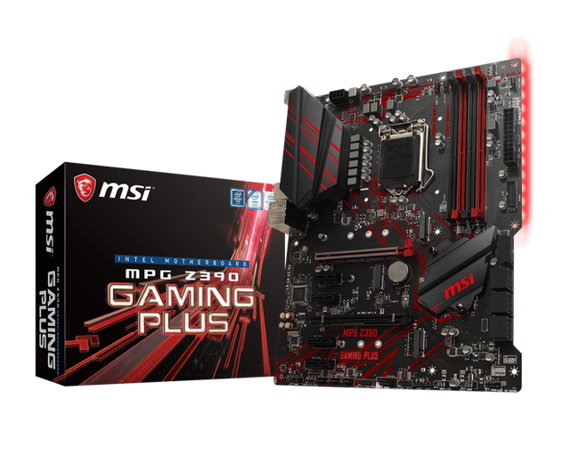Refurbished Gaming Motherboard MS1 MPG Z390 GAMING PLUS 4xDDR4 DIMM LGA 1151 Support I9/i7/i5/i3 Processor