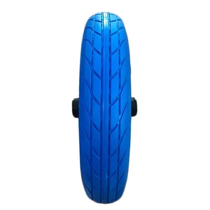Roues anti-crevaison en mousse PU 360 mm 3.50-8 de 14 pouces, pneus de brouette anti-crevaison <span class=keywords><strong>avec</strong></span> roulements à billes et jantes métalliques, directement de l'usine - Product Image 2