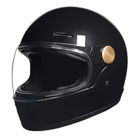 Casco de Motocicleta Retro Integral con Lente Transparente, Capacidades Todoterreno, ABS Resistente, Certificado DOT, Mayor Seguridad, para Todas las Estaciones