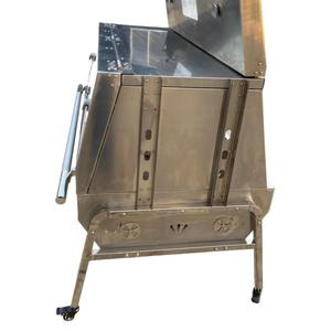Horno de carbón para kebab, parrilla profesional brasileña para barbacoa con sabor a barbacoa, para cocina exterior, modelo TS-SG-02L, con asador ajustable, perfecto. - Product Image 3