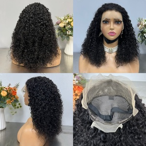 รับประกันวิกผม Pixie Curly Hair แบบ 13x4 Lace Frontal และ 4x4 Lace Closure ความหนาแน่น 300% เกรด 12A ผมสองชั้นเต็มศีรษะ วิกผมแท้ 100% - Product Image 5