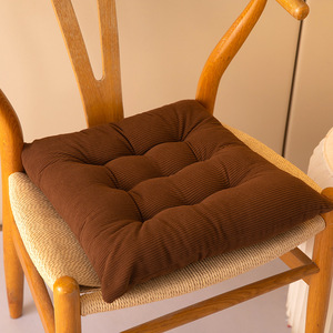 Nordique chaud chaud velours côtelé couleur unie coussin dos quatre saisons canapé salon salle à manger <span class=keywords><strong>chaise</strong></span> <span class=keywords><strong>chaise</strong></span> de bureau coussin - Product Image 6