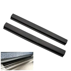 Interior Accessories for Cars Carbon Fiber Stainless Steel Door Sill Scuff Plate for Benz Vito 2017