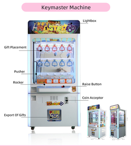 Machine de <span class=keywords><strong>jeu</strong></span> d'arcade à monnayeur pour intérieur, type griffe à jouets, distributeur de cadeaux et Key Master - Product Image 2