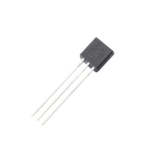 Original 2N6517BU TO-92 NPN Bipolar Transistor 350V 500mA 625mW High Voltage Through Hole BJT Amplifier Switching Circuit