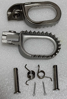 Pédale en acier inoxydable pour Husqvarna, pièce CNC, repose-pieds renforcés, motos tout-terrain, super accessoire, marque JY, modèle