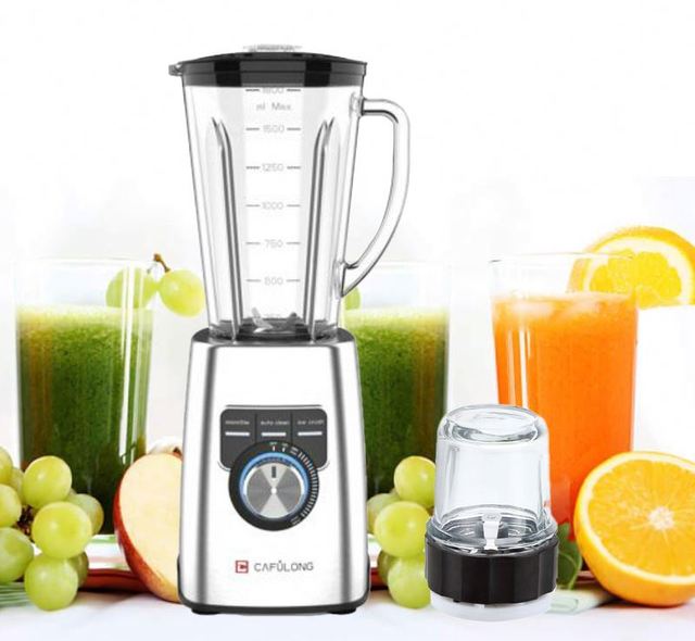 Mixi Commercial 2 in 1 Blender Electric Mixer Multi-functional Ice Crushed Blenders Smoothie Heavy Duty 1400W  Blander Brender
