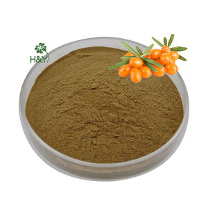 Haute qualité 20:1 <span class=keywords><strong>Hippophae</strong></span> <span class=keywords><strong>Rhamnoides</strong></span> extrait de fruits poudre d'extrait d'argousier - Product Image 2