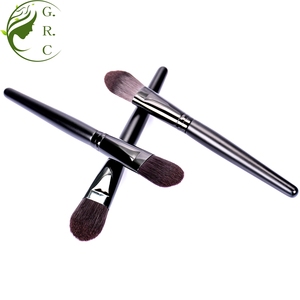 <span class=keywords><strong>Pinceau</strong></span> de maquillage <span class=keywords><strong>Kabuki</strong></span> plat sur mesure pour le visage, en gros, marque privée, poils synthétiques, fond de teint, anticernes, blush, poudre - Product Image 5