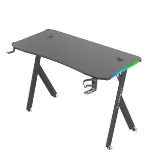 Beisijie โต๊ะเล่นเกมโต๊ะคอมพิวเตอร์สำหรับเล่นเกมในห้องนอนโต๊ะเล่นเกมโต๊ะเล่นเกม RGB ใช้ในบ้านสำนักงาน - Product Image 3