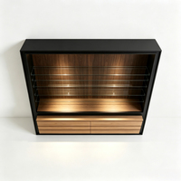Meubles de présentation sur mesure pour lunettes, style moderne, pour magasins d'optique : Vitrines décoratives personnalisées pour lunettes