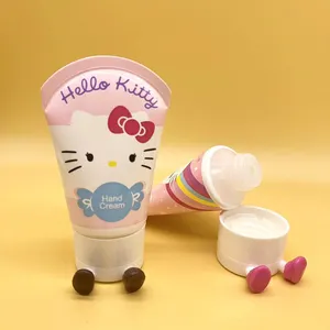 SOMEWANG 40ml simpatico cartone animato spremibile tubi cosmetici in plastica imballaggio Custom Cosmet tubi crema per le mani per i bambini