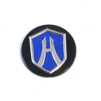 Insigne 3D argenté de luxe insigne de voiture populaire drapeau coffre corps étanche accessoires décoration insigne de voiture logo en métal chromé