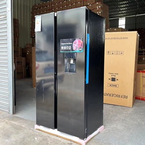 Réfrigérateur américain 573L à refroidissement par air, sans givre, avec distributeur d'eau - Product Image 1