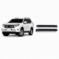 Marchepieds latéraux pour Toyota Land Cruiser Prado LC150, plateformes antidérapantes, paire, accessoires auto 4x4