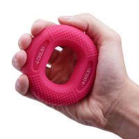 Anillo de agarre de silicona reutilizable para gimnasio de alta calidad, junta tórica, goma lavable, mejora el agarre manual, entrenamiento para masaje de dedos
