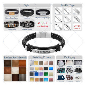 Мужской кожаный браслет - Product Image 5