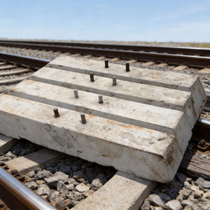 Travesaños de Hormigón para Ferrocarril Minero de Vía Estrecha 600mm 762mm 900mm para Vías de Minería Subterránea - Product Image 6