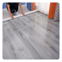 Revêtement de sol en PVC vinyle facile à nettoyer pour atelier, texture bois, 2*25m 4*40m, antidérapant, imperméable, revêtement de sol en linoléum plastique d'intérieur, rouleau de moquette
