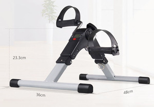 Xách tay có thể gập lại phòng tập thể dục ở nhà sử dụng dưới bàn thiết bị tập thể dục Mini Bike chân đạp Exerciser xe đạp - Product Image 3