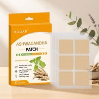 Patch transdermique naturel d'Ashwagandha Marque Blanche pour le soutien du calme, amélioration du sommeil et de l'humeur, à base de plantes, Vente en gros OEM
