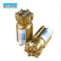 Outils de forage Pièces détachées Embout de bouton à filetage Embout rétractable T45 89mm pour roche dure dans les carrières et les mines T51 102mm