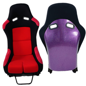 TRAPLY 2 pezzi nuovo sedile da corsa flash con secchio in fibra di vetro su un lato con doppio scivolo - Product Image 1