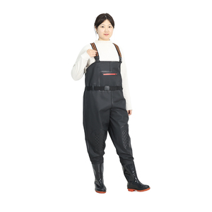 En gros Risenow Salopette de pêche et de chasse imperméable avec bottes en PVC, pour la pêche à la mouche (taille et poitrine) - Product Image 6