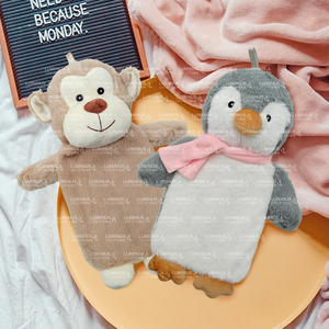 Sac Bouillotte Animale en Peluche avec Housse de Dessin Animé Mignonne Amovible En Gros - Product Image 4